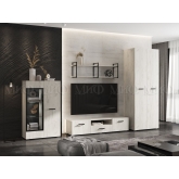 Гостиная Ненси LOFT (дуб крафт белый)