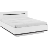 Кровать Римини (МебельМаркет) 120 с настилом Белый/Софт Милк