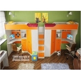 Детская модульная мебель Фанки Кидз 7 (композиция 1)