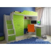 Детская модульная мебель Фанки Кидз 4 (композиция 8)