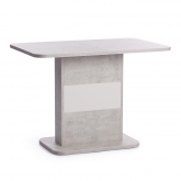 Стол SMART обеденный раздвижной (Белый бетон/Белый)
