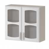 Шкаф навесной витражный с 2 дверками ПВД2080 Эмилия