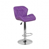 Барный стул Алмаз WX-2582 экокожа, фиолетовый