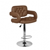 Барный стул Тиесто WX-2927 экокожа, коричневый