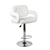 Барный стул Тиесто WX-2927 экокожа, белый