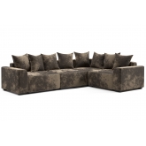 Модульный диван «Монреаль 3» коричневый