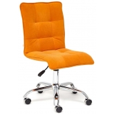 Кресло офисное Zero (оранжевый) флок