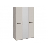 Шкаф комбинированный Фьюжн с 3-мя дверями (Бежевый, Дуб Сонома трюфель)