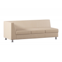 Модуль Monro (Монро) с подлокотником трехместный правый Экокожа