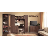 Полка угловая 14 ШЕРЛОК (Sherlock) орех шоколадный - Изображение 2
