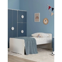 Кровать детская Пикси 80x160 белый (робкий подснежник) - Изображение 2