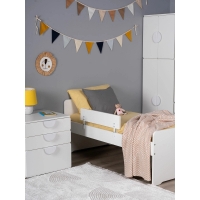 Кровать детская Пикси 80x160 белый (робкий подснежник) - Изображение 1