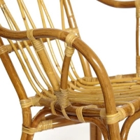 Комплект террасный «Akira» (2 кресла с подушкой + 1 столик) Натуральный - Изображение 1