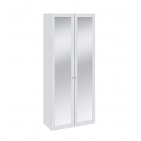 Шкаф для одежды Ривьера с 2-мя зеркальными дверями Белый 452