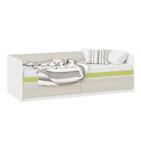 Кровать Сканди (Дуб Гарден, Белая/Глиняный серый/Зеленый/Лиловый) - Изображение 1
