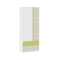 Шкаф для одежды Сканди комбинированный (Дуб Гарден, Белая, Глиняный серый/Зеленый/Лиловый) - Изображение 1
