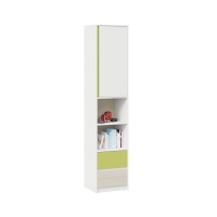 Шкаф комбинированный Сканди (Дуб Гарден, Белая, Глиняный серый/Зеленый/Лиловый) - Изображение 1