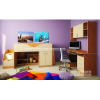 Детская модульная мебель Фанки Кидз 6 (композиция 3)