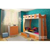 Детская модульная мебель Фанки Кидз 5 (композиция 1)