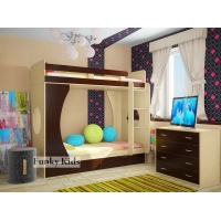 Детская модульная мебель Фанки Кидз 2 (композиция 1) - Изображение 2