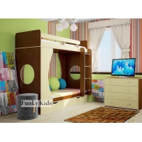 Детская модульная мебель Фанки Кидз 2 (композиция 1) - Изображение 1