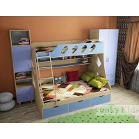 Детская модульная мебель Фанки Кидз 16 (композиция 4)