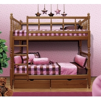 Кровать двухъярусная с фигурными спинками - Изображение 2