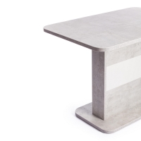 Стол SMART обеденный раздвижной (Белый бетон/Белый) - Изображение 1