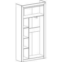 Шкаф 2х дверный для одежды 385 Соренто (Дуб Бонифаций) - Изображение 1