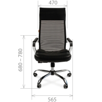 Кресло руководителя CHAIRMAN 700 (экокожа/сетка) - Изображение 3