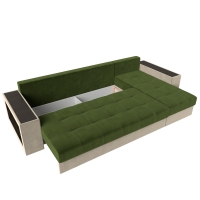 Угловой диван Дубай (вельвет зеленый) - Изображение 2