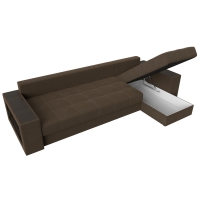 Угловой диван Дубай (рогожка коричневый) - Изображение 2