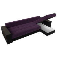 Угловой диван Дубай (вельвет фиолетовый) - Изображение 2
