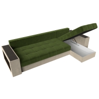 Угловой диван Дубай (вельвет зеленый) - Изображение 3