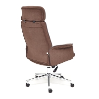 Кресло офисное CHARM, коричневый флок - Изображение 3