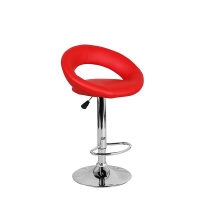 Барный стул Мира WX-1189 экокожа, красный