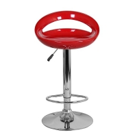 Барный стул Диско WX-2001 пластик, красный - Изображение 1