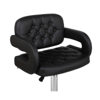 Барный стул Тиесто WX-2927 экокожа, черный - Изображение 3