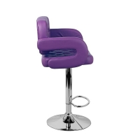Барный стул Тиесто WX-2927 экокожа, фиолетовый - Изображение 1