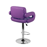 Барный стул Тиесто WX-2927 экокожа, фиолетовый - Изображение 2