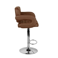 Барный стул Тиесто WX-2927 экокожа, коричневый - Изображение 1