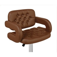 Барный стул Тиесто WX-2927 экокожа, коричневый - Изображение 3