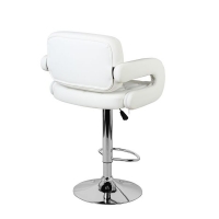 Барный стул Тиесто WX-2927 экокожа, белый - Изображение 2