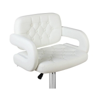 Барный стул Тиесто WX-2927 экокожа, белый - Изображение 3