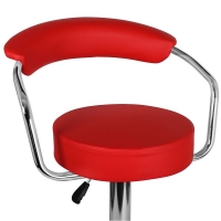 Барный стул Орион WX-1152 экокожа, красный - Изображение 1