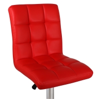 Барный стул Крюгер WX-2516 экокожа, красный - Изображение 3