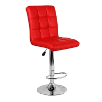Барный стул Крюгер WX-2516 экокожа, красный