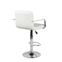 Барный стул Крюгер АРМ WX-2318C экокожа, белый - Изображение 2