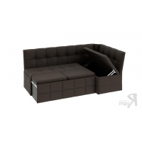Кухонный диван угловой Домино (Кашемир коричневый) - Изображение 2