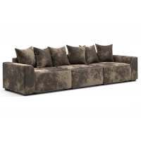 Модульный диван «Монреаль 2» коричневый